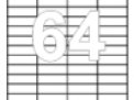 Etykieta 52,5x16,9 (arkusz A4)